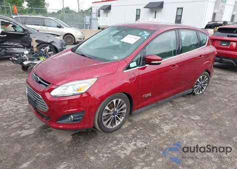 2017 Ford C-Max Energi Titanium из США, поврежденный, VIN 1FADP5FU4HL115737